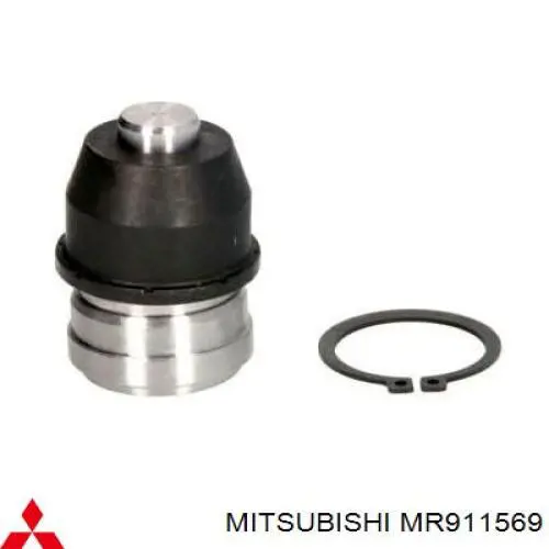 MR911569 Mitsubishi barra oscilante, suspensión de ruedas delantera, inferior derecha