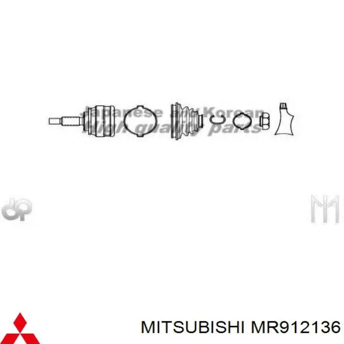 Comprar MR912136 Mitsubishi Junta homocinetica
