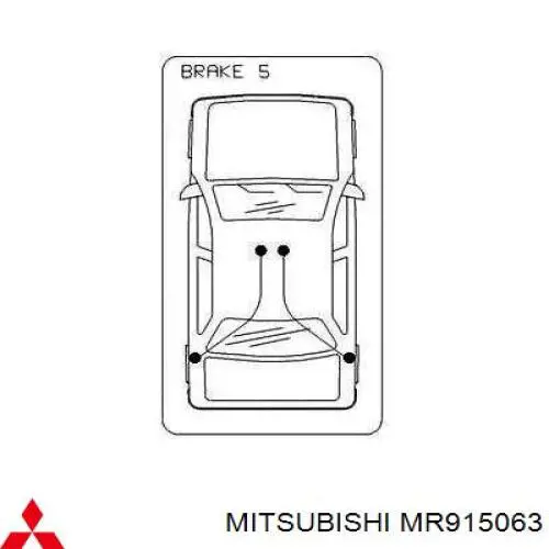 Cable de freno de mano trasero izquierdo Mitsubishi MR915063 precio, desde 25,15 EUR