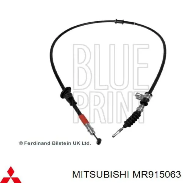 MR915063 Mitsubishi cable de freno de mano trasero izquierdo
