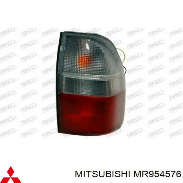 MMR954576 Mitsubishi protector para foco trasero derecho