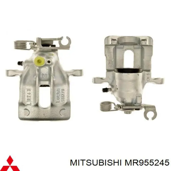 Pinza de freno trasera izquierda Mitsubishi MR955245 precio, desde 62,00 EUR