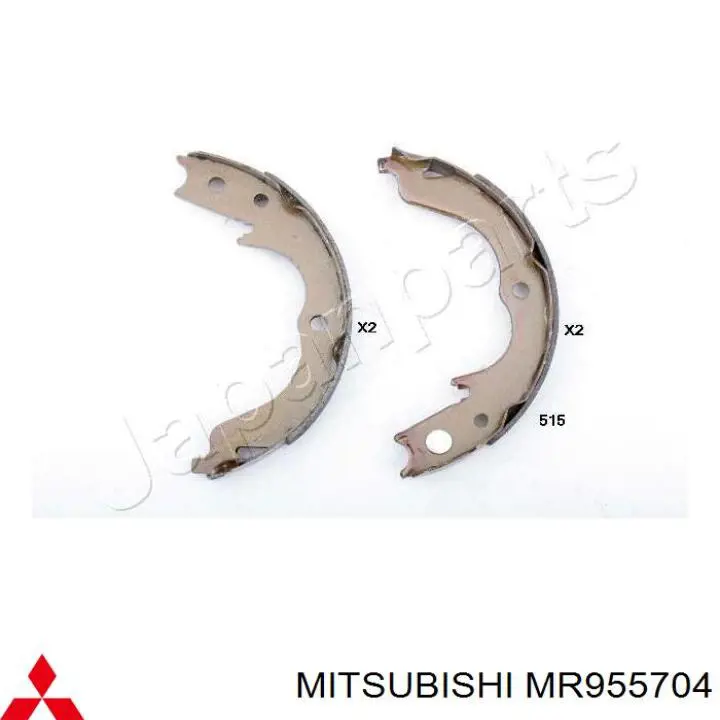 MR955704 Mitsubishi zapatas de freno de mano