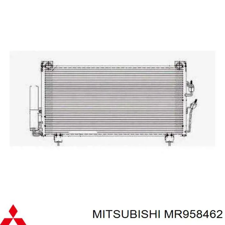 MR958462 Mitsubishi condensador aire acondicionado