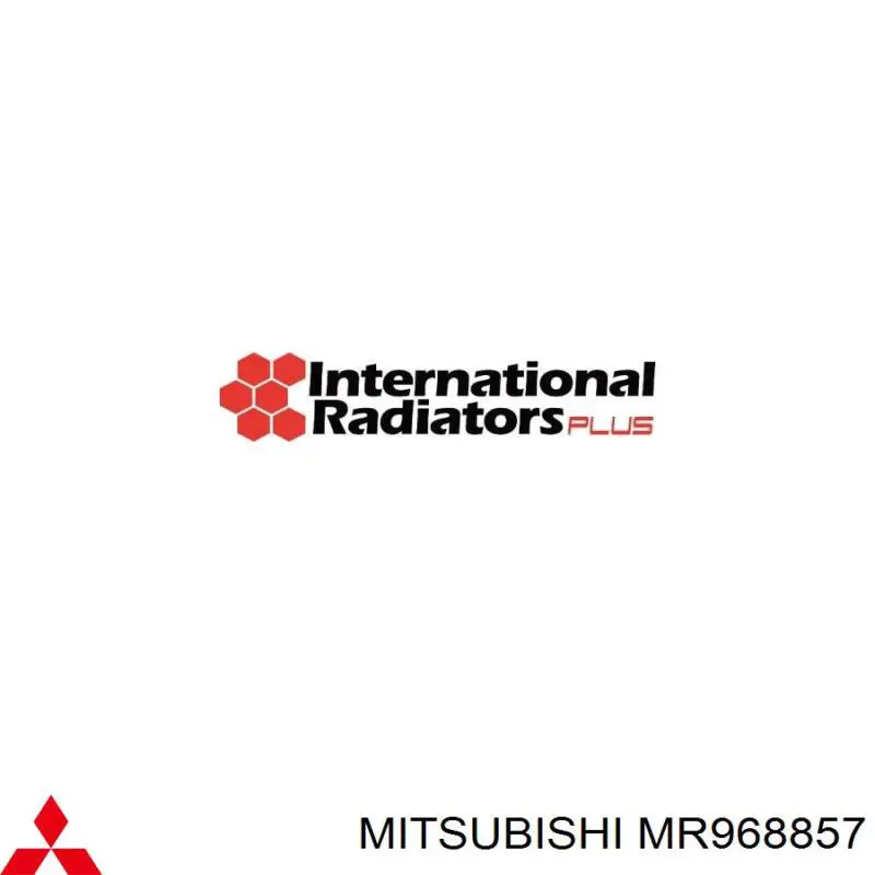 Radiador MR968857 Mitsubishi