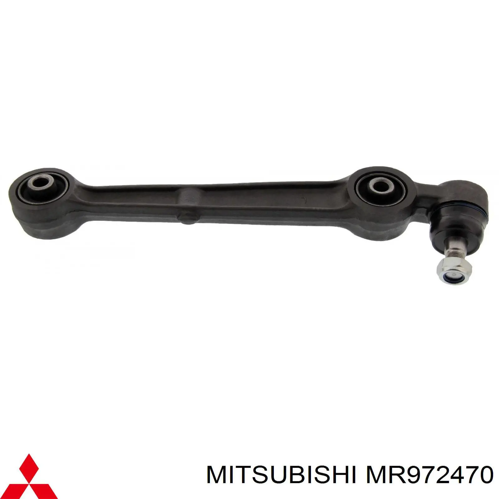 MR972470 Mitsubishi barra oscilante, suspensión de ruedas delantera, inferior derecha