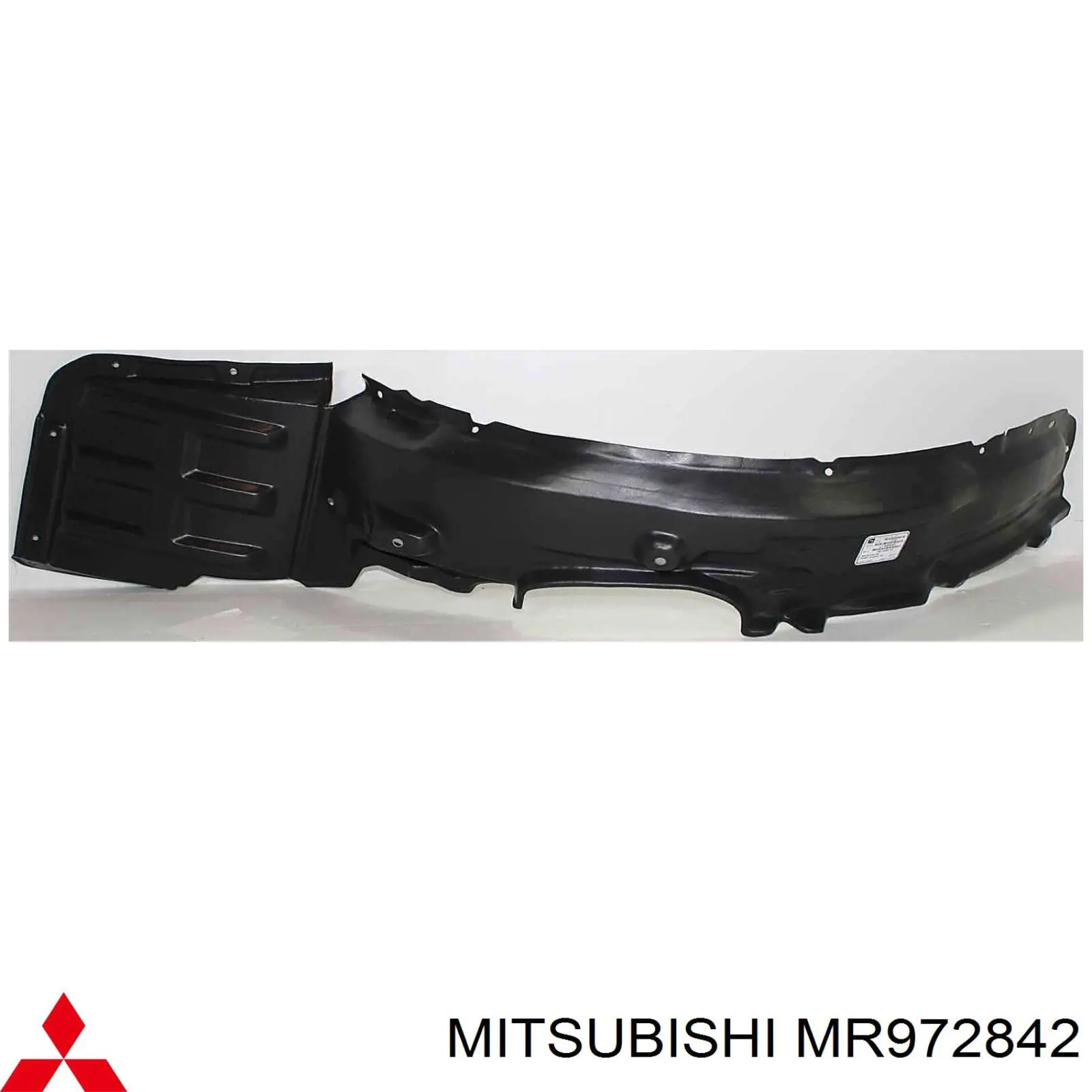 MR972842 Mitsubishi guardabarros interior, aleta delantera, derecho