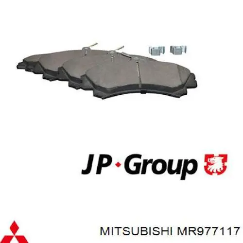 Pastillas freno delanteras Mitsubishi MR977117 precio, desde 26,81 EUR