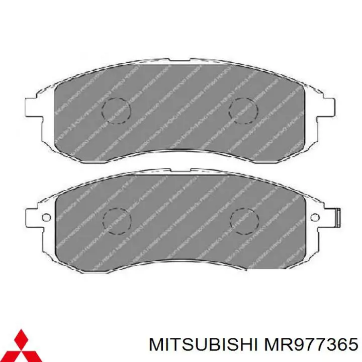Comprar MR977365 Mitsubishi Pastillas delanteras de freno