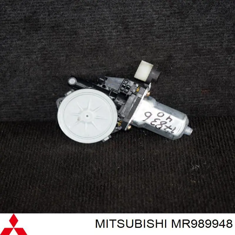 Motor del elevalunas de la puerta trasera izquierda Mitsubishi MR989948 precio, desde 75,50 EUR