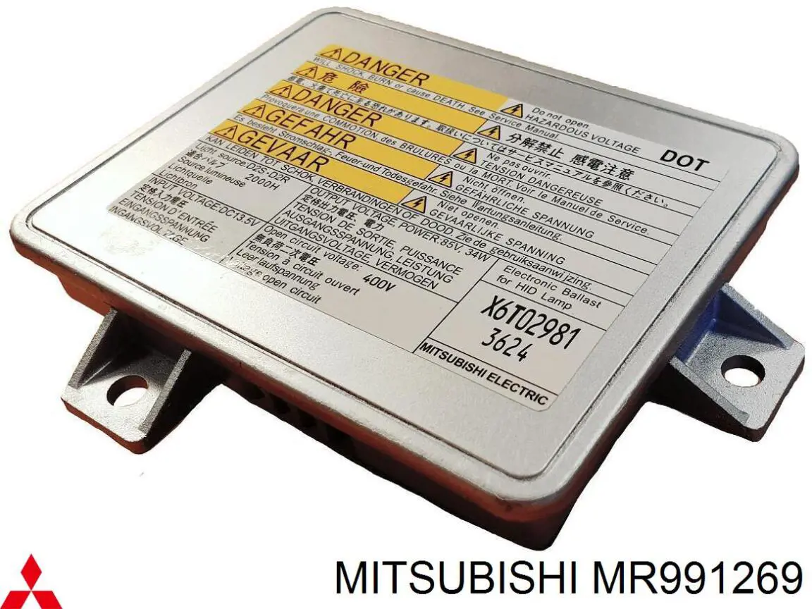 Centralita, faros xenon MR991269 Mitsubishi