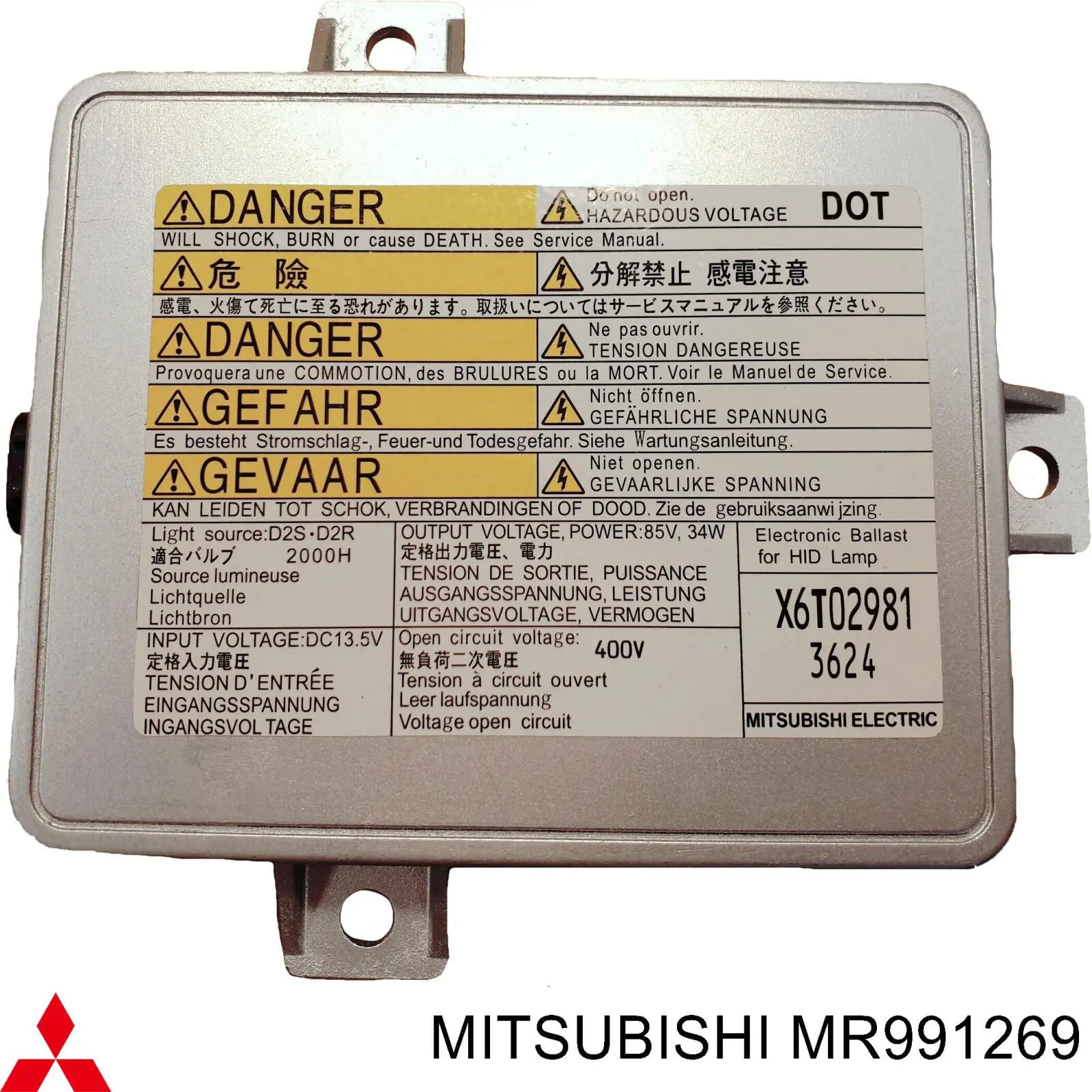 Centralita, faros xenon Mitsubishi MR991269 precio, desde 52,89 EUR
