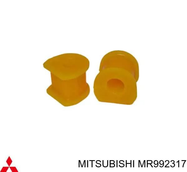 Comprar MR992317 Mitsubishi Buje de barra estabilizadora delantera