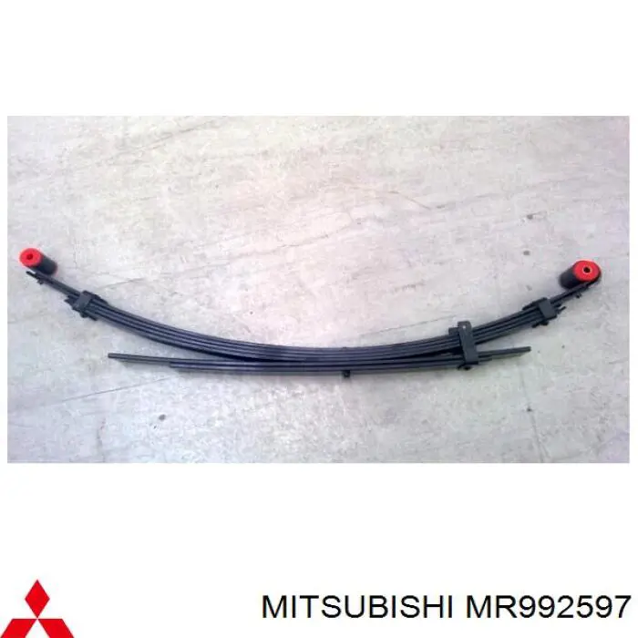 MR992597 Mitsubishi ballesta de suspensión trasera