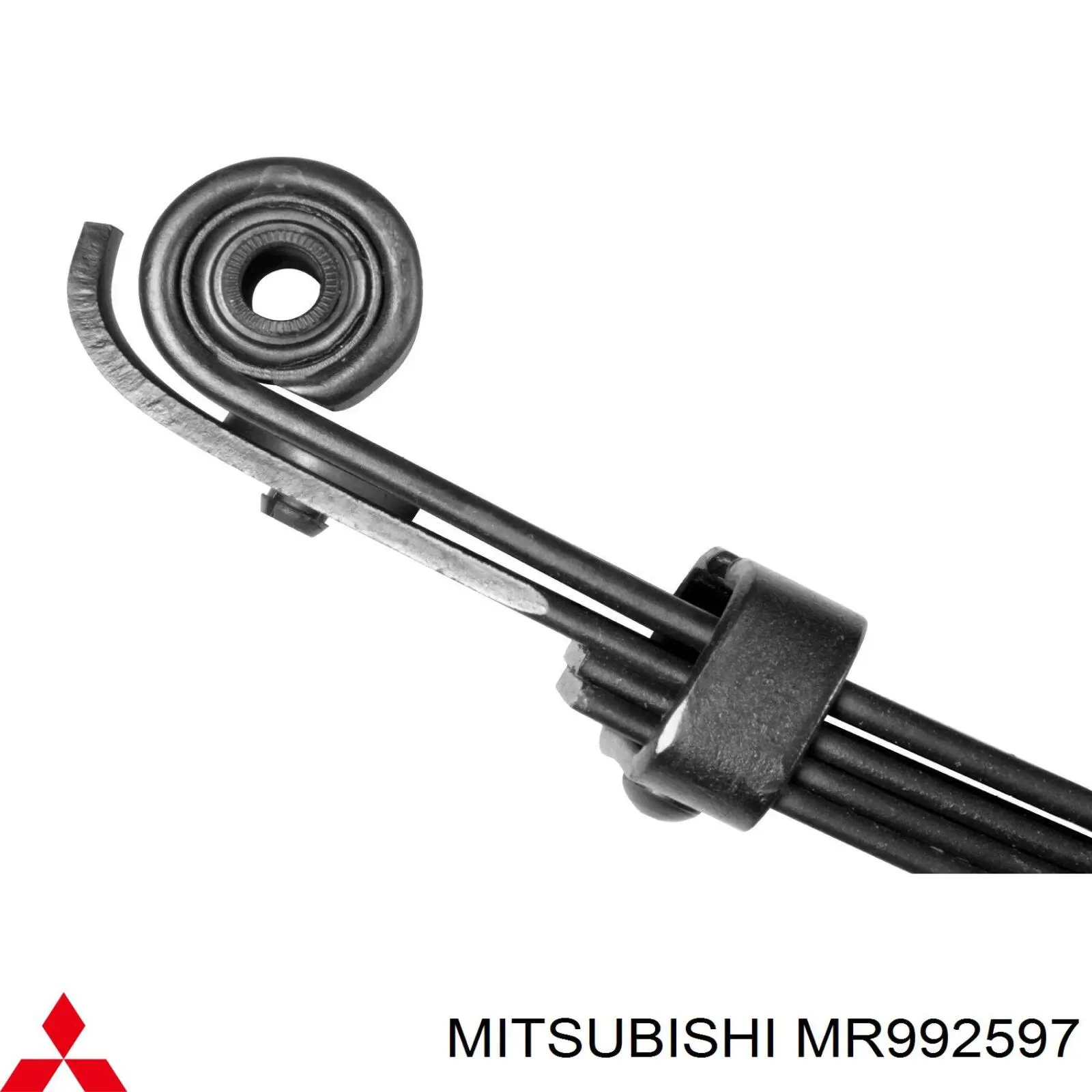 MR992597 Mitsubishi Ballestas de suspensión trasera