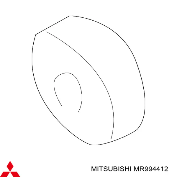 MR994412 Mitsubishi arandela, cigüeñal polea