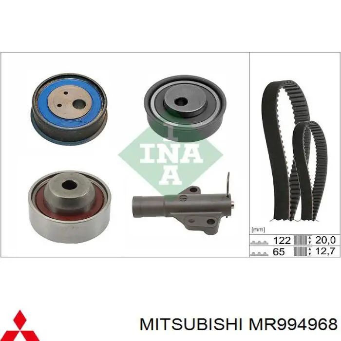 Correa de distribución Mitsubishi MR994968 precio, desde 30,31 EUR