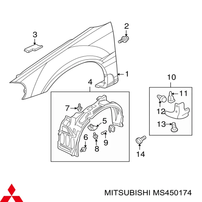 Comprar MS450174 Mitsubishi 