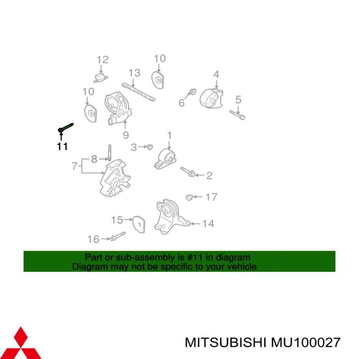  Mitsubishi MB844519 precio, desde  