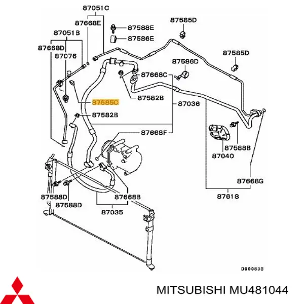 MU481044 Mitsubishi