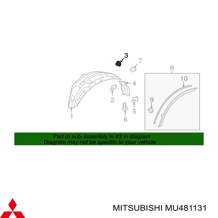 MU481131 Mitsubishi