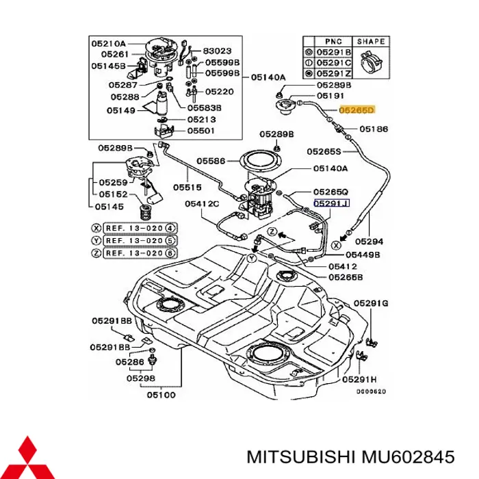 MU602845 Mitsubishi