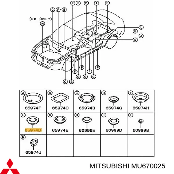 MMU670025 Mitsubishi