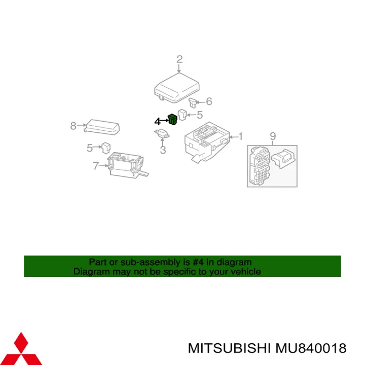 MU840018 Mitsubishi fusible