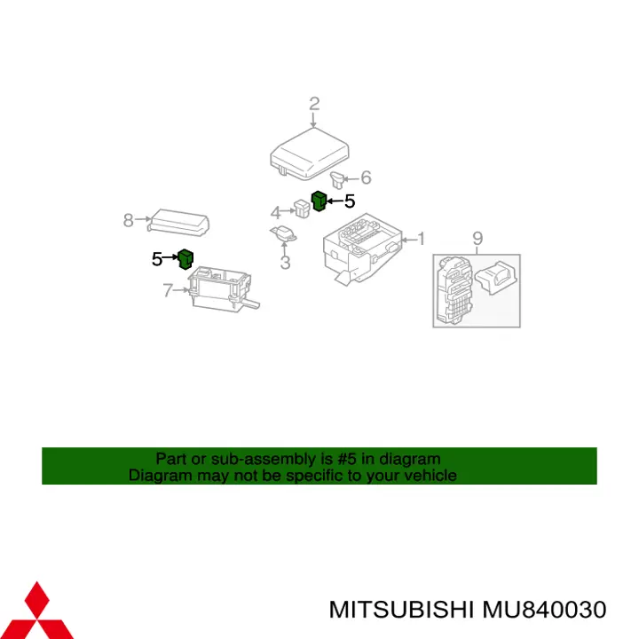 MMU840030 Mitsubishi fusible