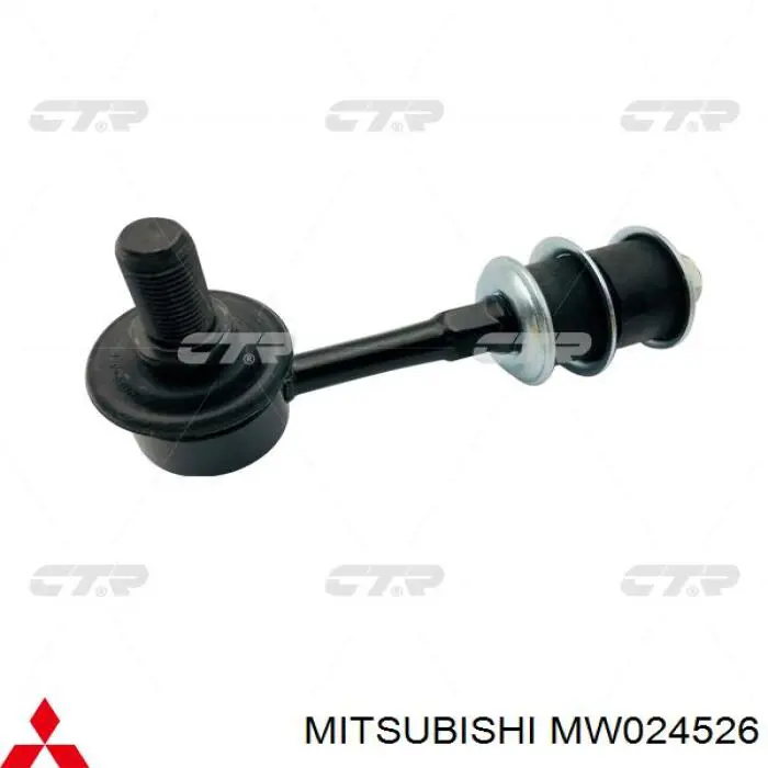 MW024526 Mitsubishi soporte de estabilizador delantero exterior