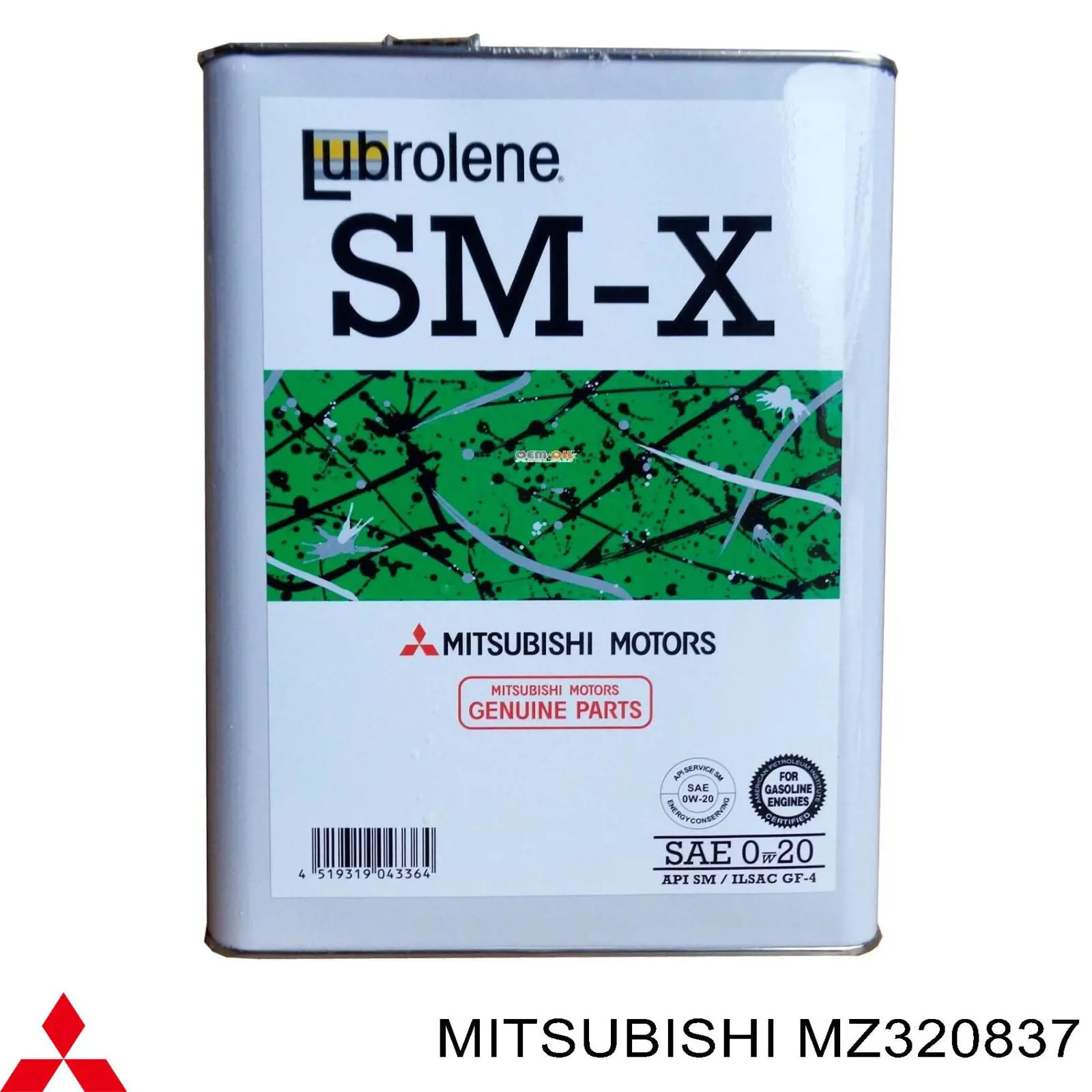 Aceite de motor MZ320837 Mitsubishi