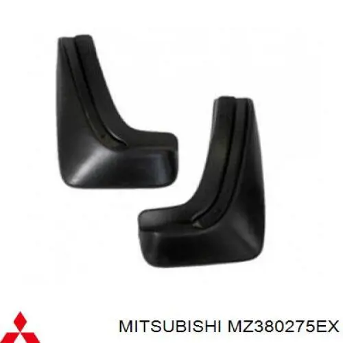 Juego de faldillas guardabarro traseros para Mitsubishi Lancer IX CSA