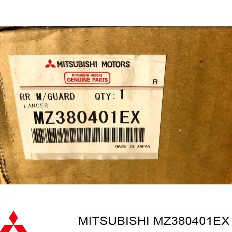 Juego de faldillas traseras Mitsubishi MZ380401EX precio, desde 55,61 EUR