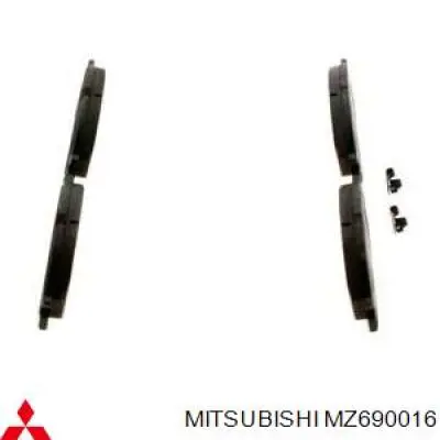 Pastillas freno delanteras Mitsubishi MZ690016 precio, desde 25,61 EUR
