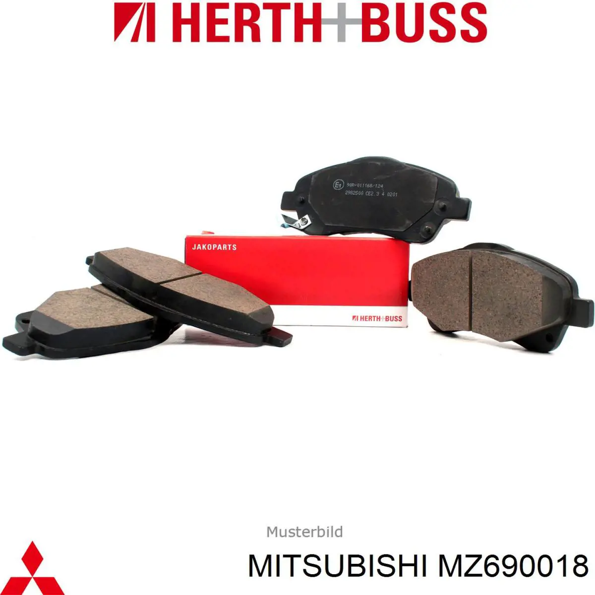 MZ690018 Mitsubishi pastillas de freno delanteras