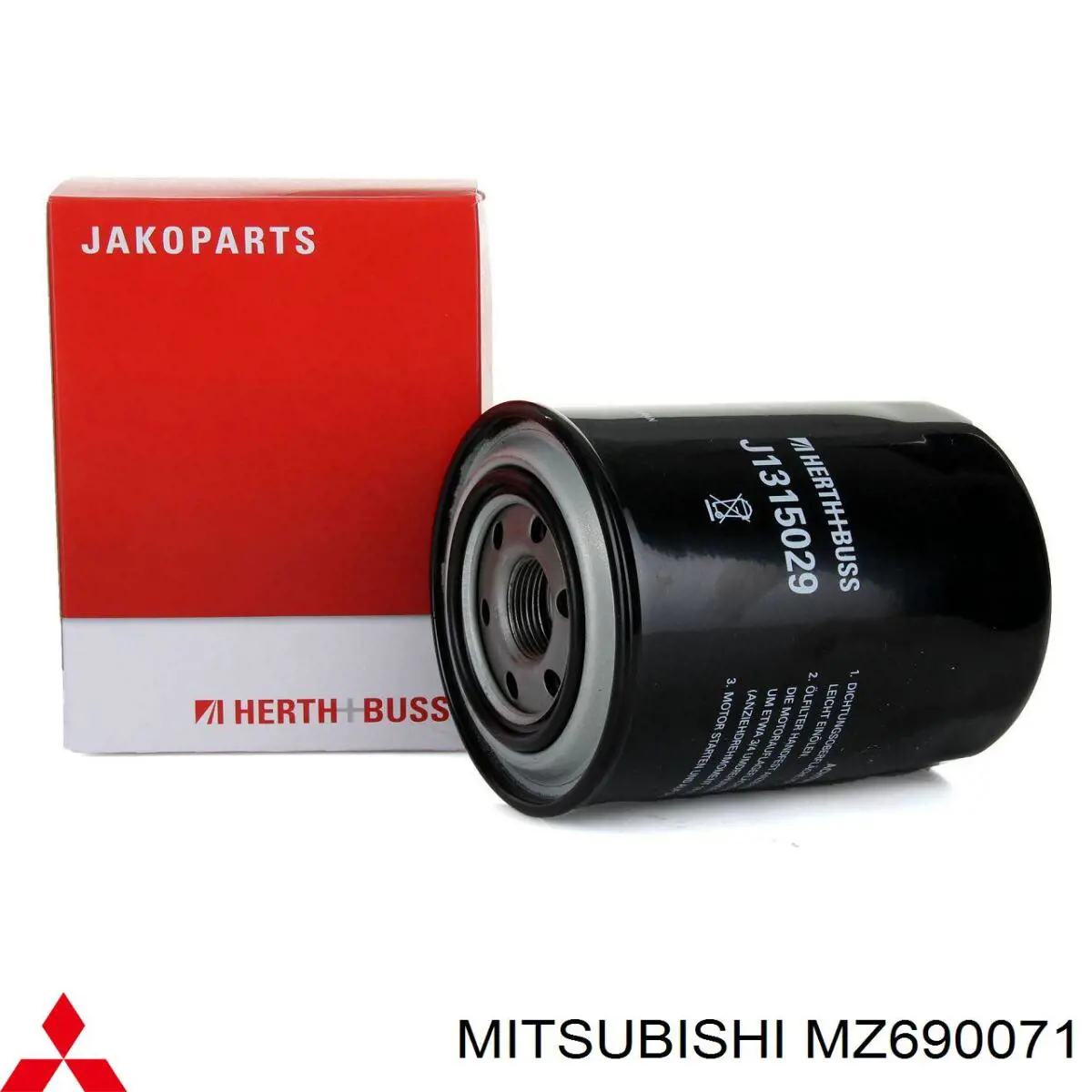 Filtro de aceite Mitsubishi MZ690071 precio, desde 10,25 EUR