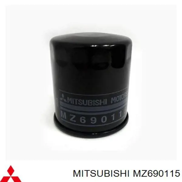 Filtro de aceite MZ690115 Mitsubishi
