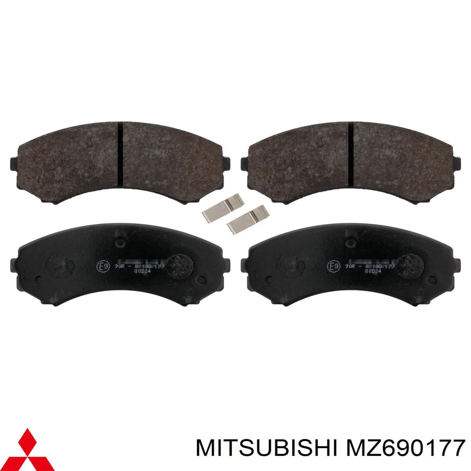 Pastillas freno delanteras Mitsubishi MZ690177 precio, desde 23,69 EUR