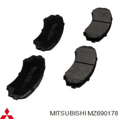 Pastillas freno delanteras Mitsubishi MZ690178 precio, desde 23,69 EUR