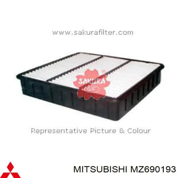 MZ690193 Mitsubishi filtro de aire