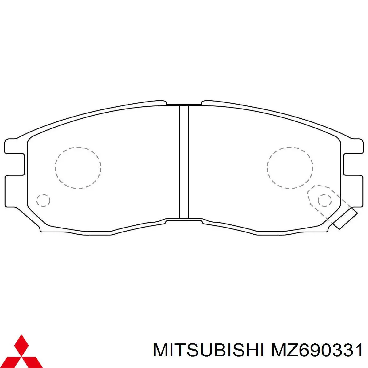 Pastillas freno delanteras Mitsubishi MZ690331 precio, desde 22,90 EUR