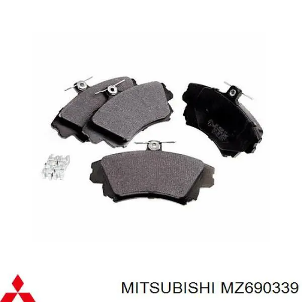 Pastillas de freno MZ690339 Mitsubishi
