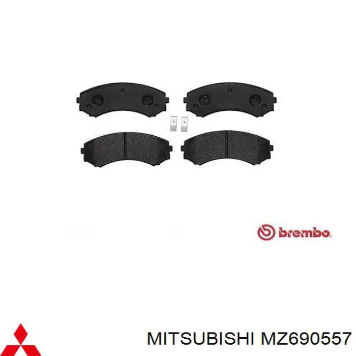 Comprar MZ690557 Mitsubishi Pastillas delanteras de freno