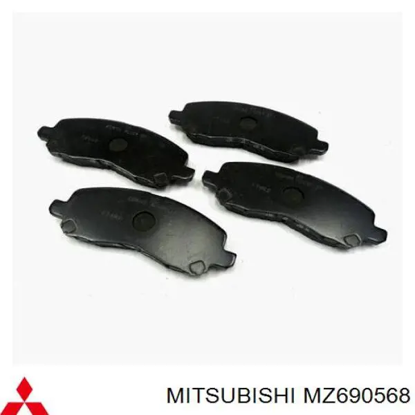 Comprar MZ690568 Mitsubishi Pastillas delanteras de freno