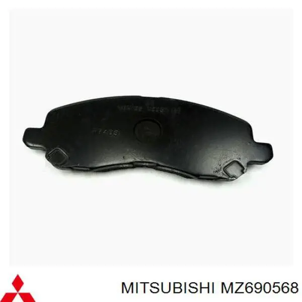 Pastillas de freno delanteras Mitsubishi Galant 8 EA