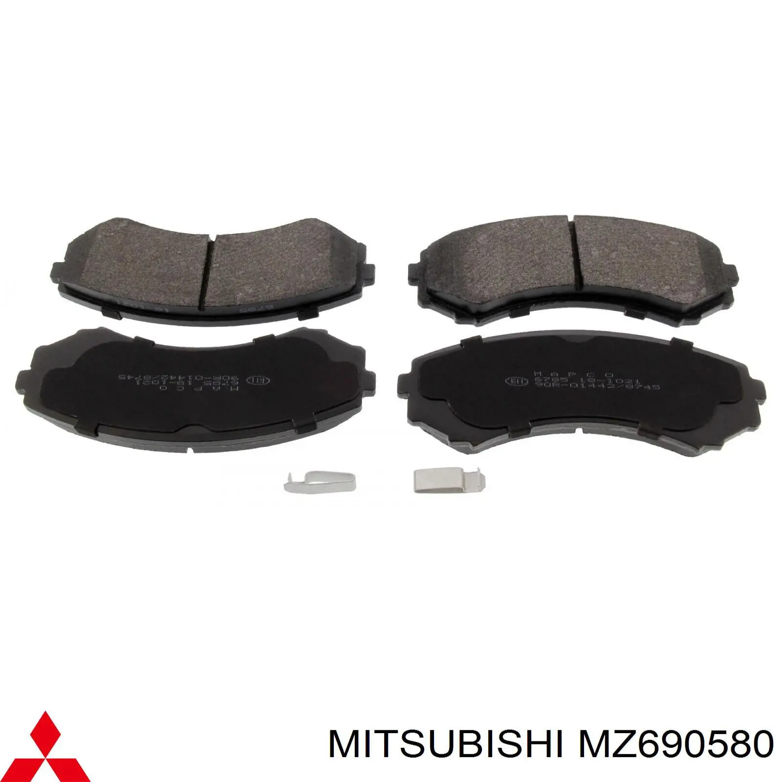 Comprar MZ690580 Mitsubishi Pastillas delanteras de freno