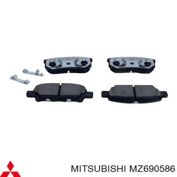 Pastillas traseras de freno Mitsubishi MZ690586 precio, desde 23,27 EUR