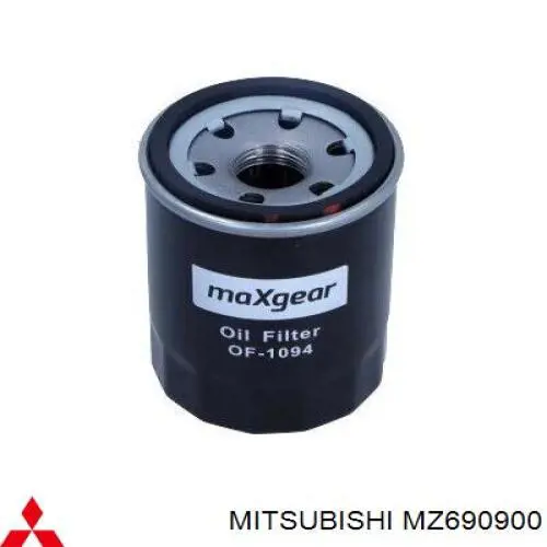 Filtro de aceite Mitsubishi MZ690900 precio, desde 4,34 EUR