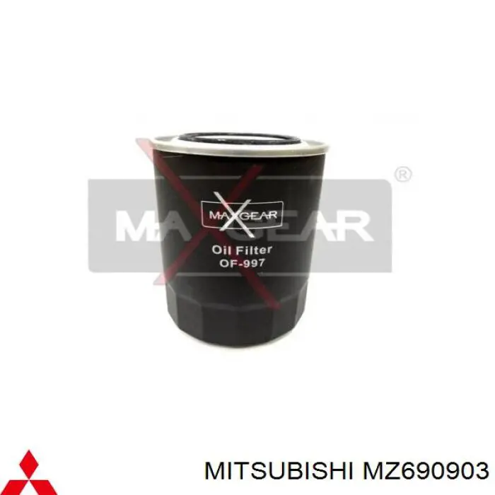 MZ690903 Mitsubishi filtro de aceite