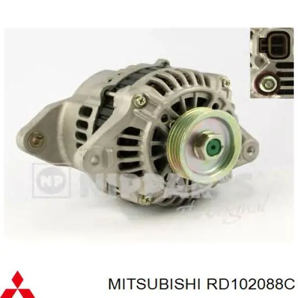 RD102088C Mitsubishi alternador